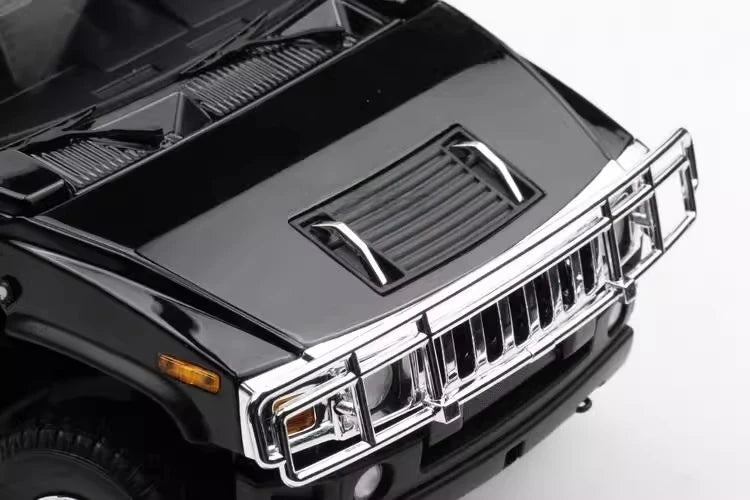 [Highway61] 1:18 Hummer 2002 H2 zwart modelauto Die-Cast