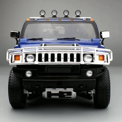 [Highway61] 1:18 Hummer 2002 H2 Blue Model Car Die-Cast