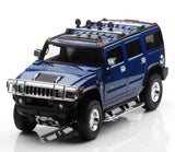 [Highway61] 1:18 Hummer 2002 H2 Blue Model Car Die-Cast