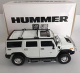 [Highway61] 1:18 Hummer 2002 H2 White Model Car Die-Cast