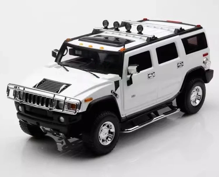 [Highway61] 1:18 Hummer 2002 H2 ホワイト モデルカー Die-Cast