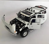 [Highway61] 1:18 Hummer 2002 H2 White Model Car Die-Cast