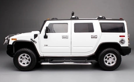 [Highway61] 1:18 Hummer 2002 H2 White Model Car Die-Cast