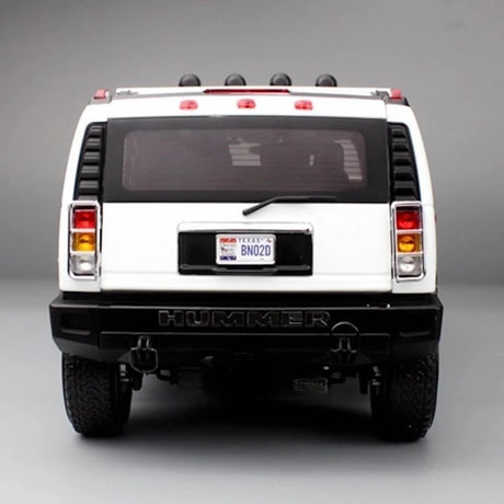 [Highway61] 1:18 Hummer 2002 H2 White Model Car Die-Cast