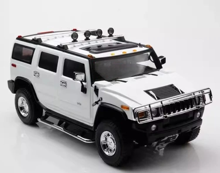 [Highway61] 1:18 Hummer 2002 H2 ホワイト モデルカー Die-Cast