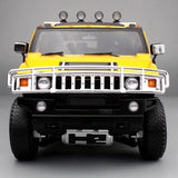 [Highway61] 1:18 Hummer 2002 H2 Yellow Model Car Die-Cast