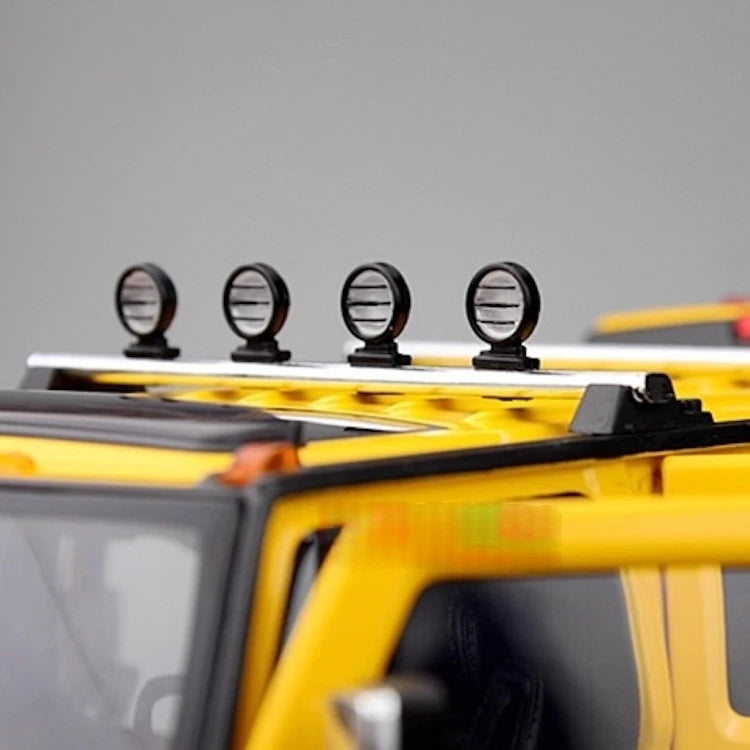 [Highway61] 1:18 Hummer 2002 H2 giallo modellino di auto Die-Cast