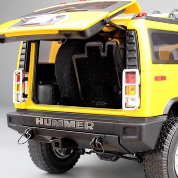 [Highway61] 1:18 Hummer 2002 H2 giallo modellino di auto Die-Cast