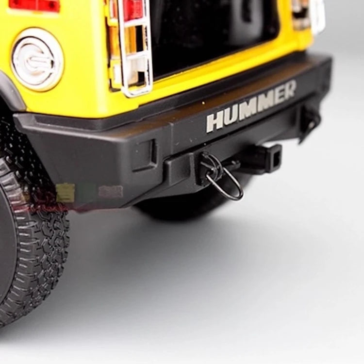 [Highway61] 1:18 Hummer 2002 H2 giallo modellino di auto Die-Cast