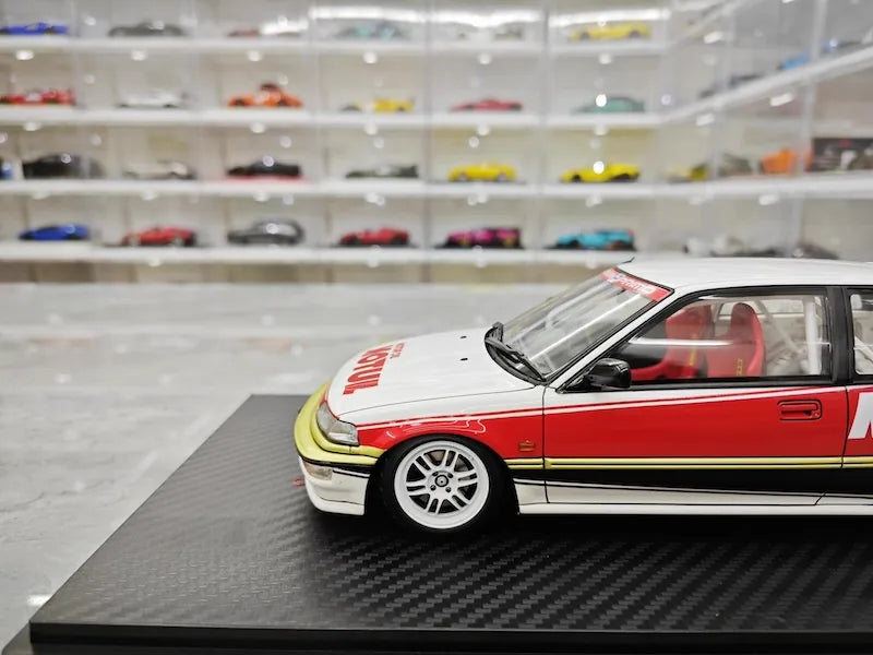 1:18 Honda 1987 Civic EF SiR Motor Sport Die Cast Model Car