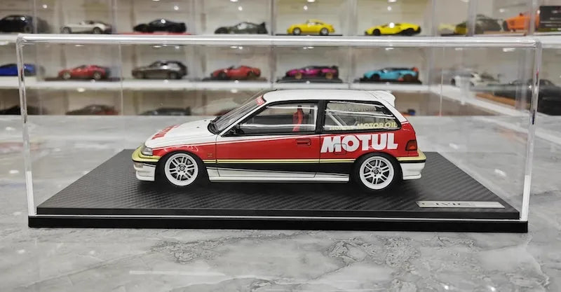 1:18 Honda 1987 Civic EF SiR Motor Sport Die Cast Model Car