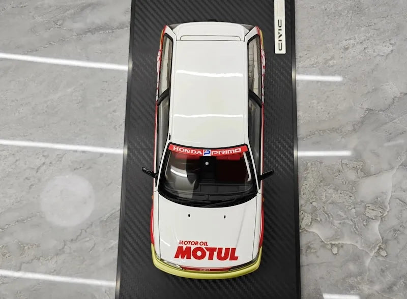 1:18 Honda 1987 Civic EF SiR Motor Sport Die Cast Model Car