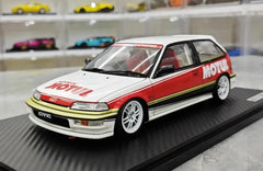 1:18 Honda 1987 Civic EF SiR Motor Sport Die Cast Model Car