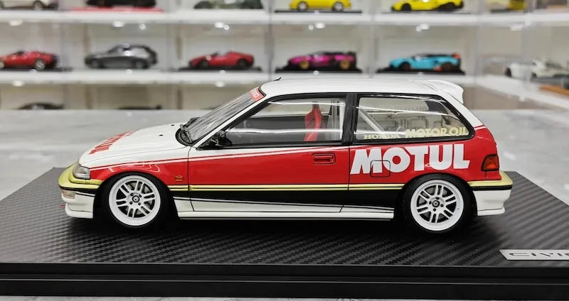 1:18 Honda 1987 Civic EF SiR Motor Sport Die Cast Model Car