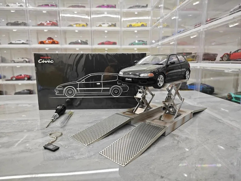 1:18 Honda 1991 Civic EG6 SiR Black Die Cast Model Car