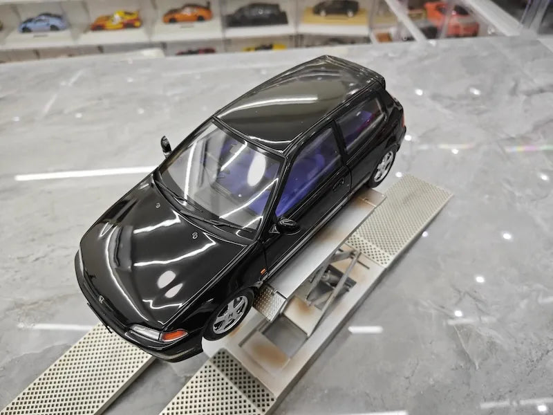 1:18 Honda 1991 Civic EG6 SiR Black Die Cast Model Car