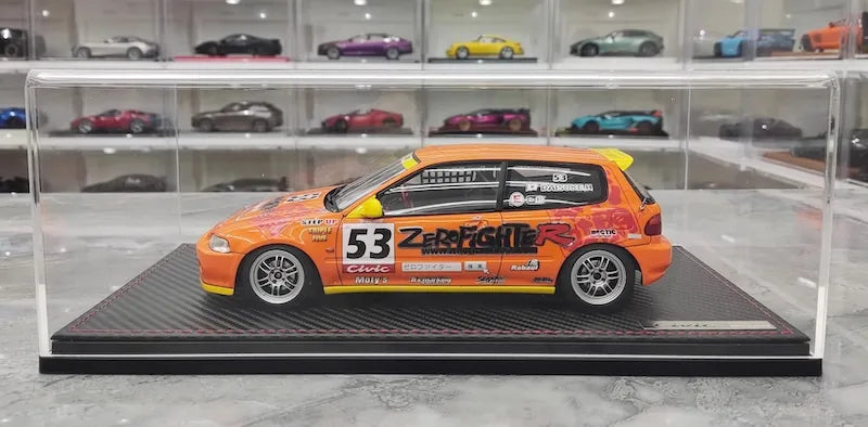 1:18 Honda 1992 Civic EG6 Zero Fighter Racing Die Cast Model Car