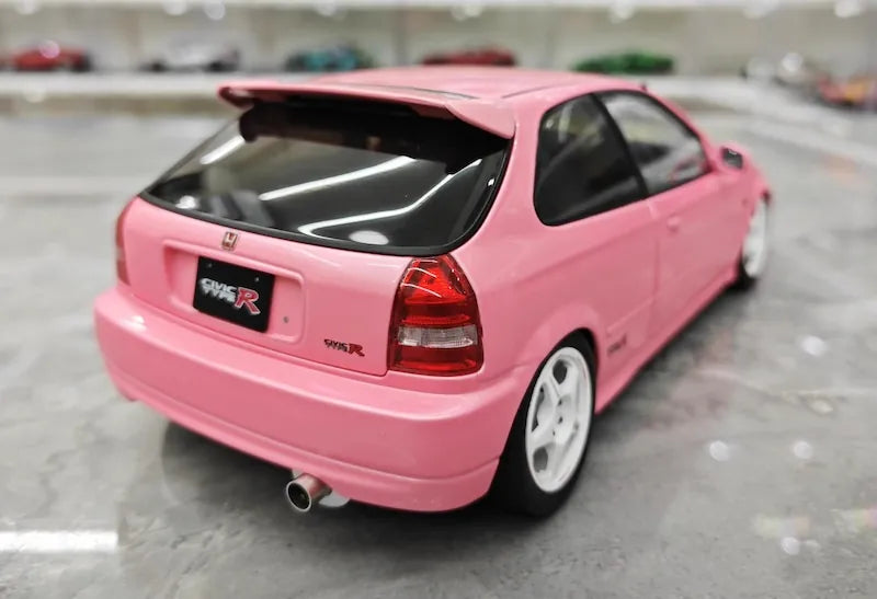 1:18 Honda 1997 Civic Type R EK9 Pink Die Cast Model Car