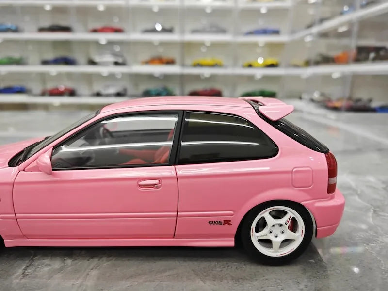 1:18 Honda 1997 Civic Type R EK9 Pink Die Cast Model Car
