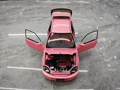 1:18 Honda 1997 Civic Type R EK9 Pink Die Cast Model Car