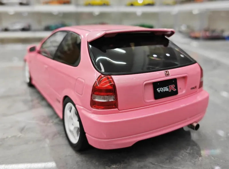 1:18 Honda 1997 Civic Type R EK9 Pink Die Cast Model Car