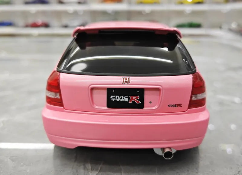 1:18 Honda 1997 Civic Type R EK9 Pink Die Cast Model Car