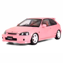 1:18 Honda 1997 Civic Type R EK9 Pink Die Cast Model Car