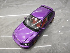 1:18 Honda 1997 Civic Type R EK9 Purple Die Cast Model Car