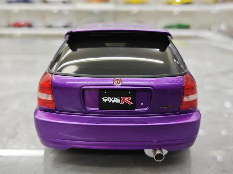 1:18 Honda 1997 Civic Type R EK9 Purple Die Cast Model Car