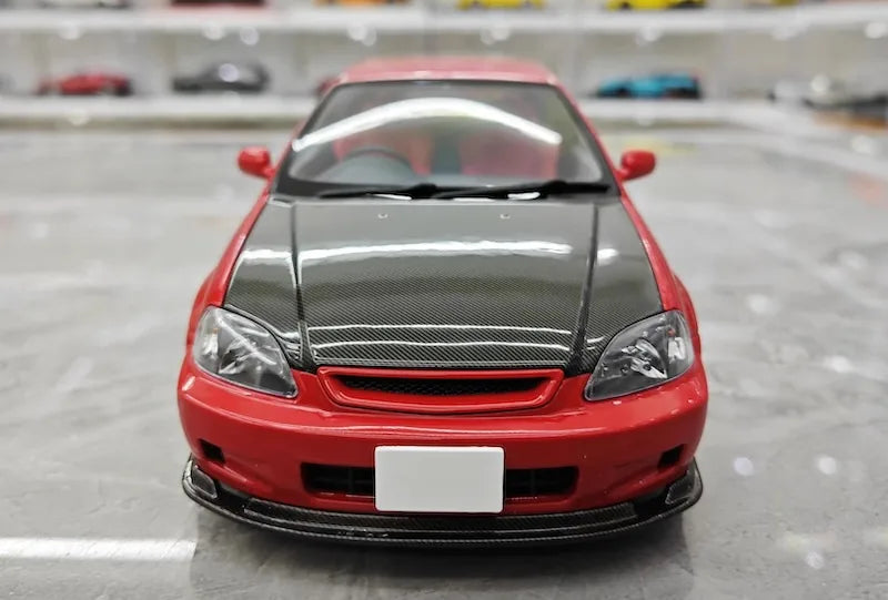 1:18 Honda 1997 Civic Type R EK9 Red/Black Die Cast Model Car