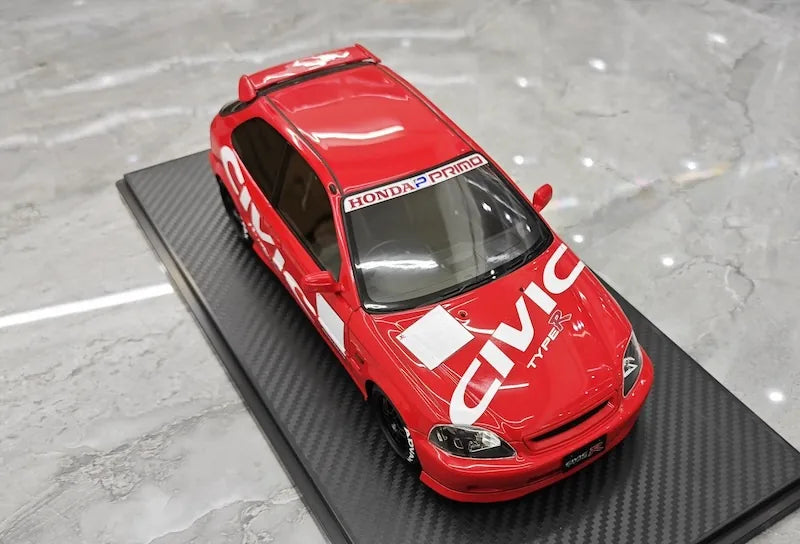 1:18 Honda 1997 Civic Type R EK9 Red Die Cast Model Car