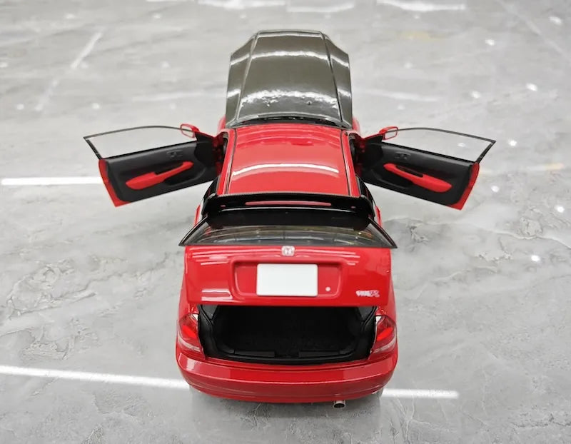 1:18 Honda 1997 Civic Type R EK9 Red/Black Die Cast Model Car