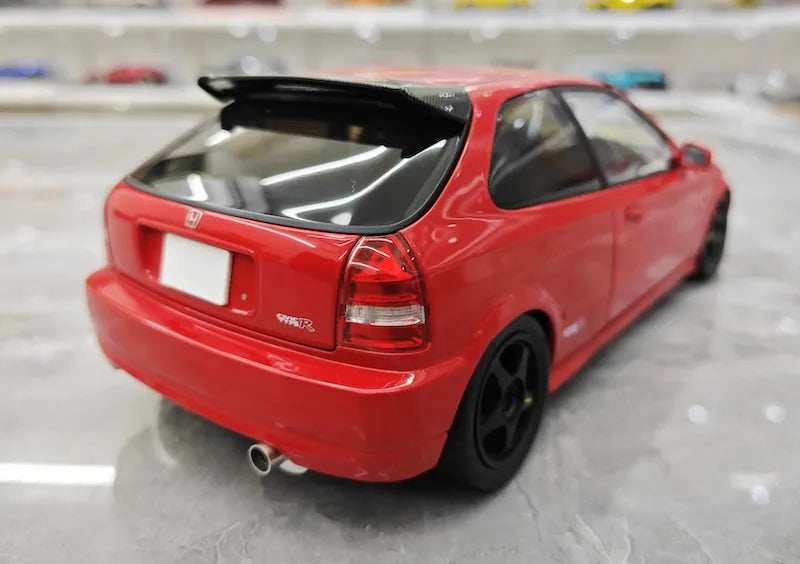 1:18 Honda 1997 Civic Type R EK9 Red/Black Die Cast Model Car