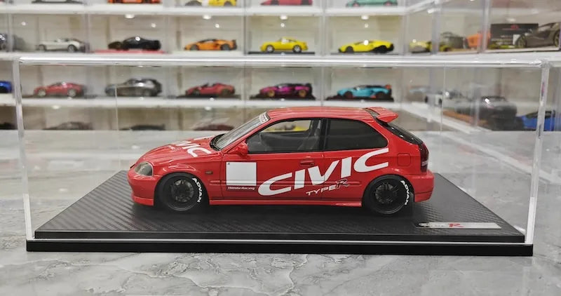 1:18 Honda 1997 Civic Type R EK9 Red Die Cast Model Car