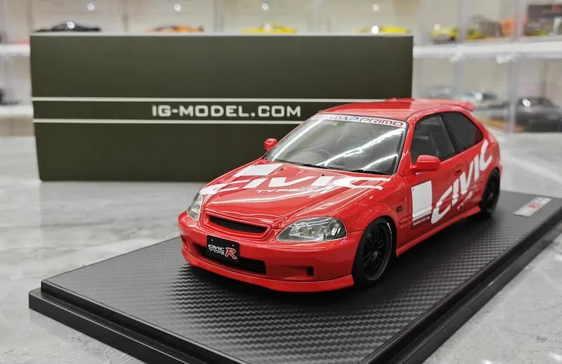 1:18 Honda 1997 Civic Type R EK9 Red Die Cast Model Car