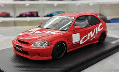 1:18 Honda 1997 Civic Type R EK9 Red Die Cast Model Car