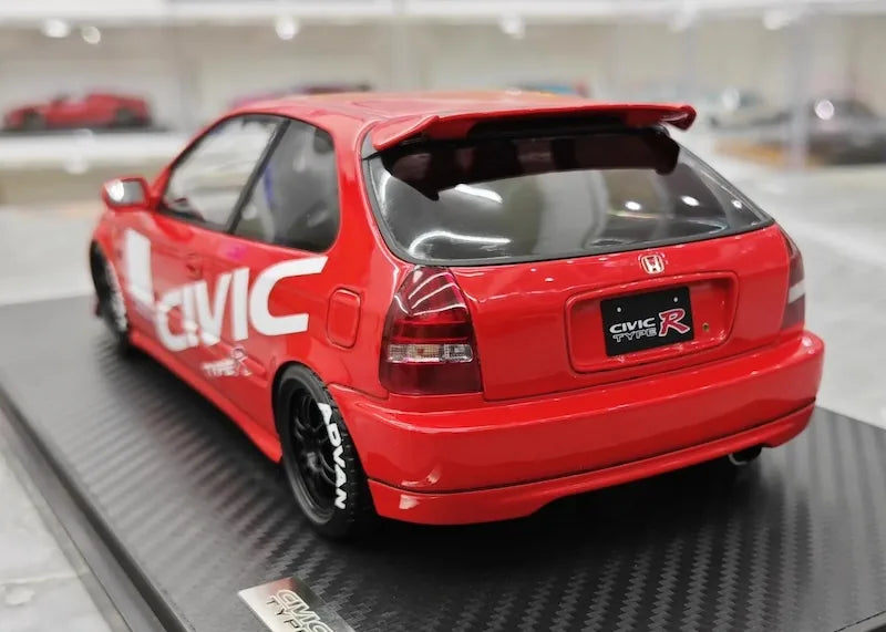 1:18 Honda 1997 Civic Type R EK9 Red Die Cast Model Car