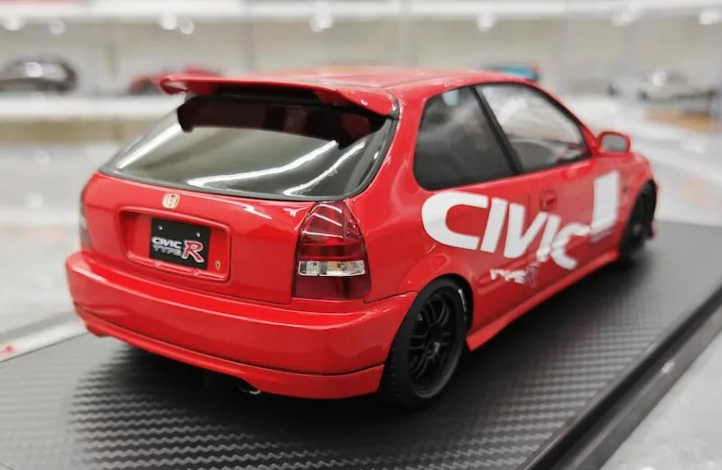 1:18 Honda 1997 Civic Type R EK9 Red Die Cast Model Car