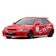 1:18 Honda 1997 Civic Type R EK9 Red Die Cast Model Car