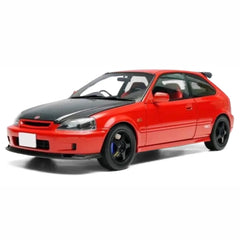 1:18 Honda 1997 Civic Type R EK9 Red/Black Die Cast Model Car