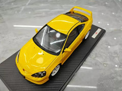 1:18 Honda 2001 Integra Type R DC5 Yellow Die Cast Model Car