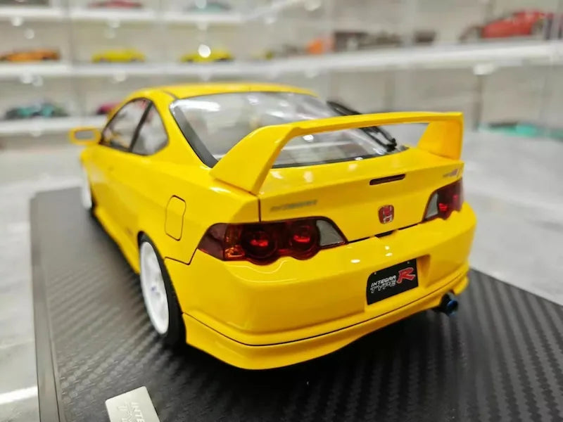 1:18 Honda 2001 Integra Type R DC5 Yellow Die Cast Model Car
