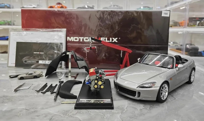 1:18 Honda 2005 S2000 AP2 Gray Die Cast Model Car