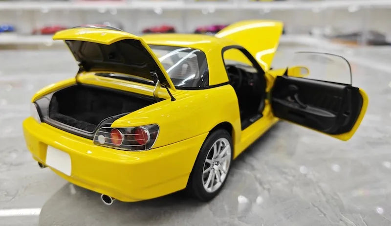 1:18 Honda 2005 S2000 AP2 Yellow Die Cast Model Car