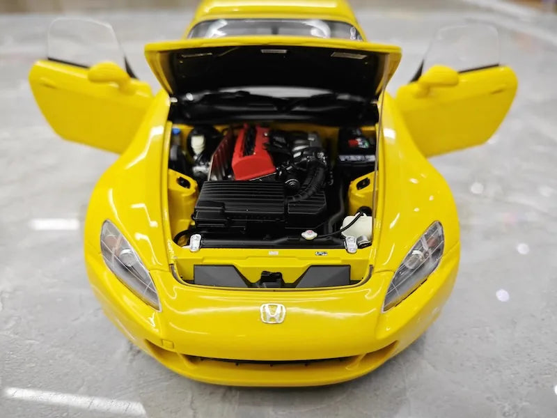 1:18 Honda 2005 S2000 AP2 Yellow Die Cast Model Car