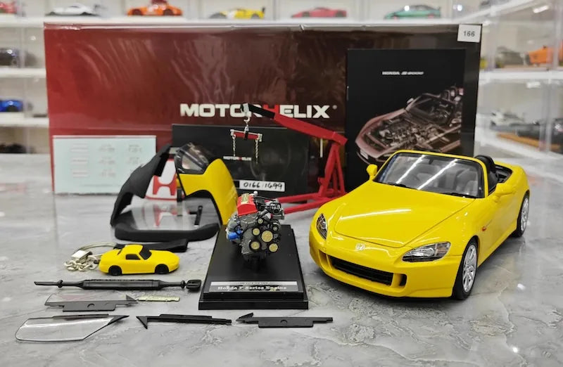 1:18 Honda 2005 S2000 AP2 Yellow Die Cast Model Car