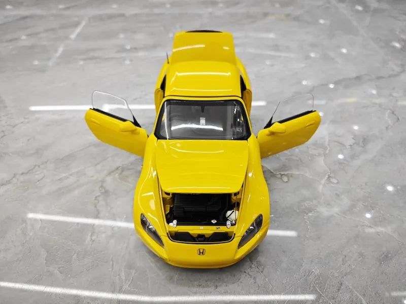 1:18 Honda 2005 S2000 AP2 Yellow Die Cast Model Car