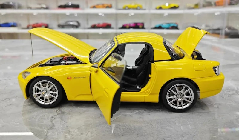 1:18 Honda 2005 S2000 AP2 Yellow Die Cast Model Car