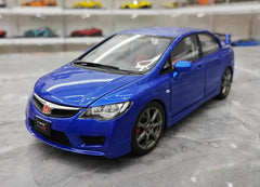 1:18 Honda 2007 Civic Type R FD2 Blue Die Cast Model Car
