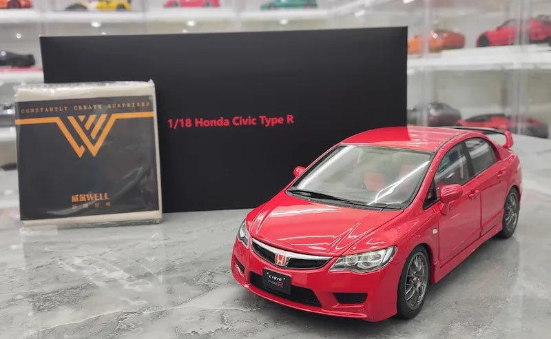 1:18 Honda 2007 Civic Type R FD2 Red Die Cast Model Car